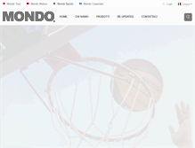 Tablet Screenshot of mondo-sports.com